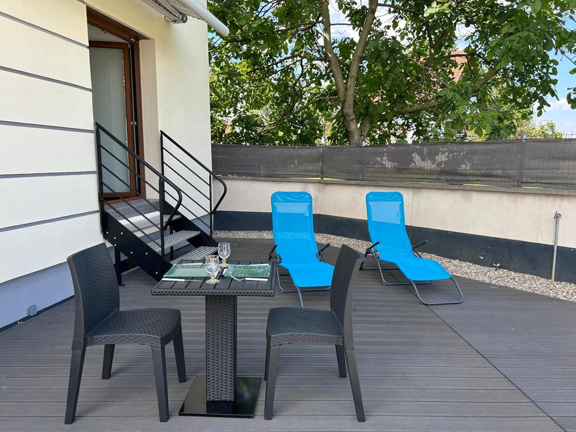 Charmant Studio Avec Terrasse Ebersheim ภายนอก รูปภาพ